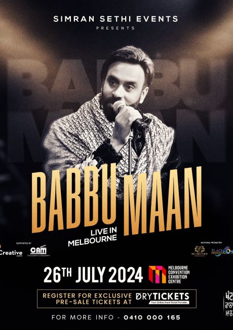 Babbu Maan Live Concert In Melbourne 2024