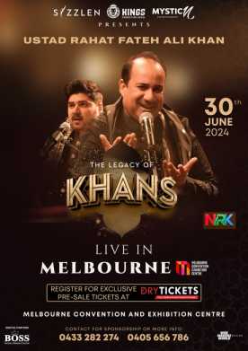 The Legacy of KHANS - Ustad Rahat Fateh Ali Khan Live In Melbourne 2024