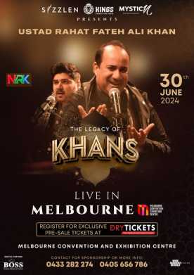 The Legacy of KHANS - Ustad Rahat Fateh Ali Khan Live In Melbourne 2024