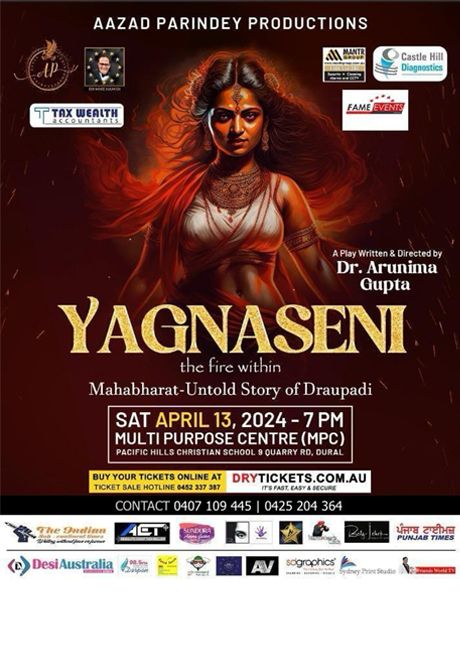 The Musical Theatrical English Play Yagnaseni- the fire within.. (Sydney)