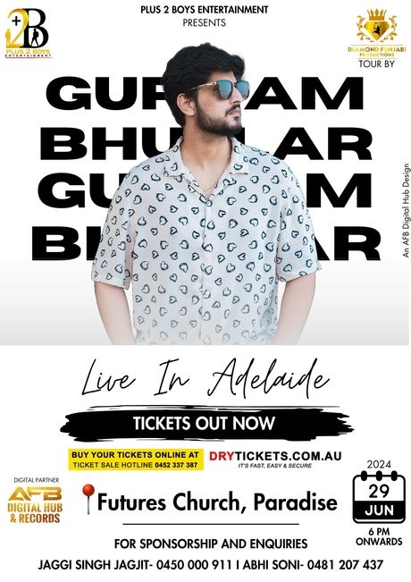 Gurnam Bhullar Live In Concert Adelaide