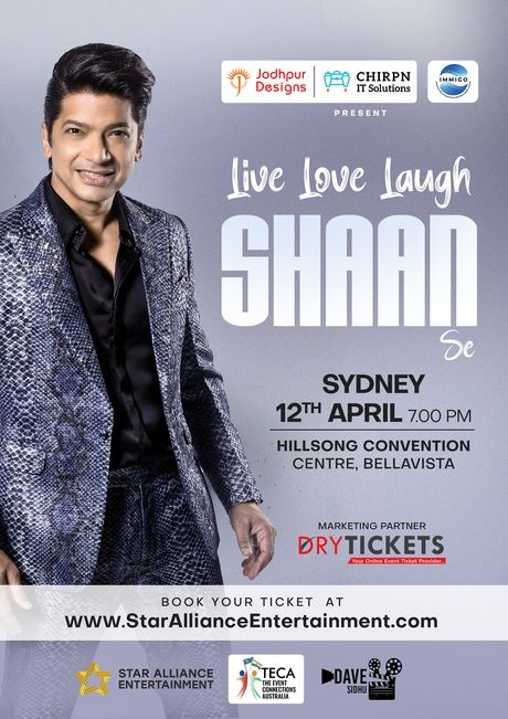 Live Love Laugh - SHAAN Se - Sydney Concert