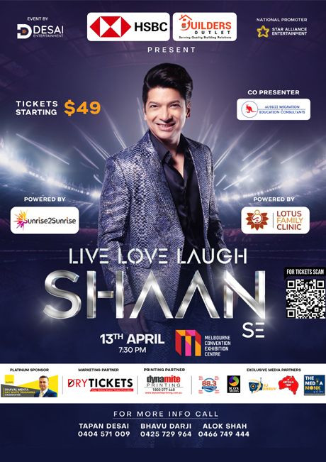 Live Love Laugh - SHAAN Se - Melbourne Concert