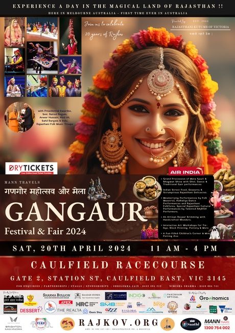 Gangaur Festival & Fair 2024 - Rajasthani (Indian) Folk Event In Melbourne
