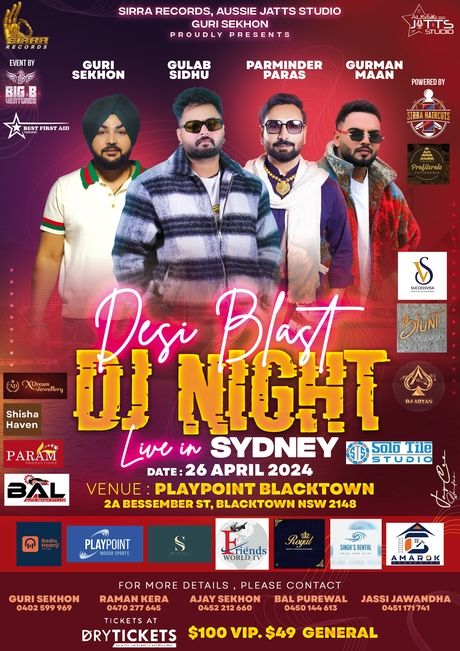 Desi Blast - Dj Night Live In Sydney
