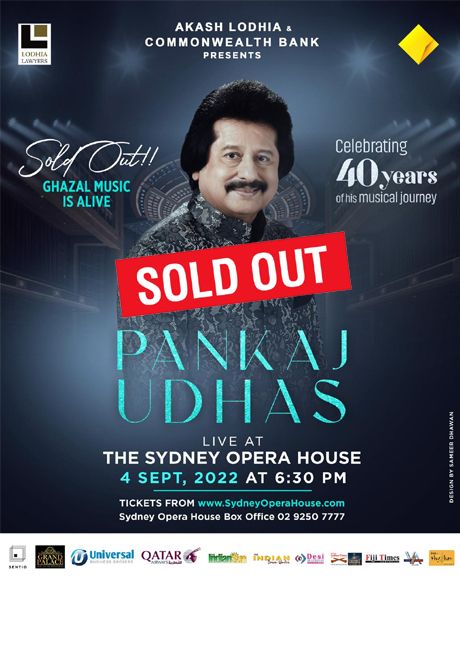 Ghazal Maestro Pankaj Udhas Performing Live In Concert Sydney